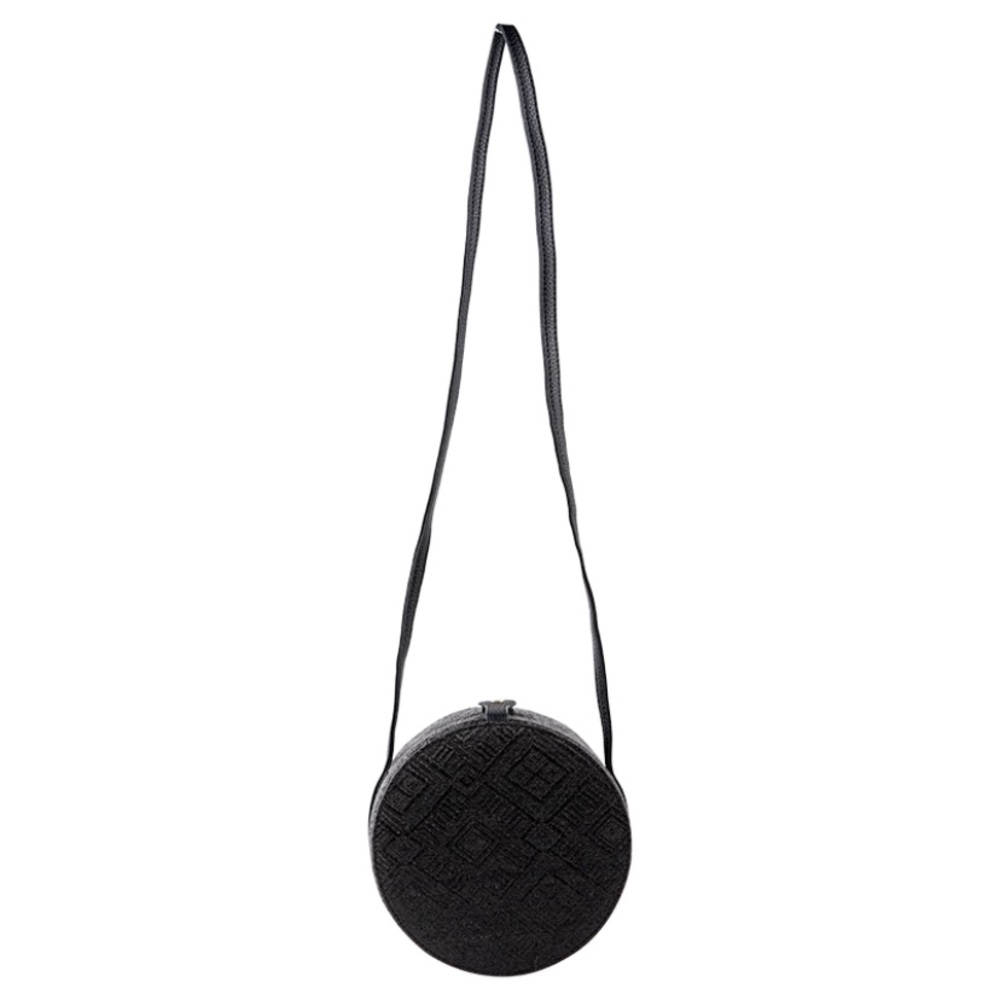 Lionel Vegan Leather Black Handbag